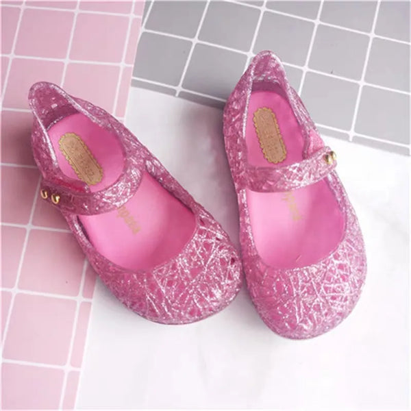 Mini Melissa Baby Jelly Sandals Girls  Cute 6 Color Children Shoes Toddler Melissa Sandals 14cm-19cm