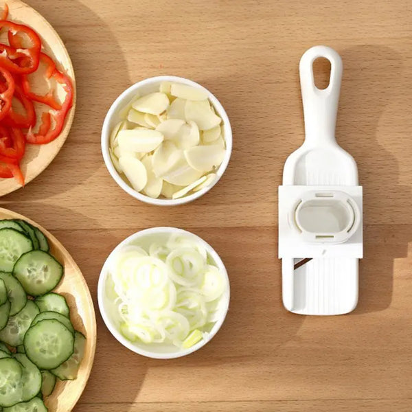 Vegetable Cutter Slicer Manual Slicing Grinding Garlic Lazy Double-sided Vegetable Cutting Chopper Kitchen Gadgets New