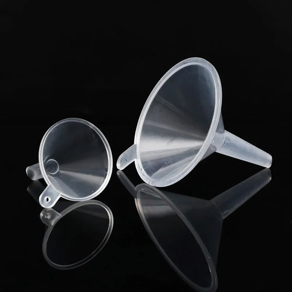Mini Funnel 3/5cm Transparent Liquid Oil Funnel Small Mouth Funnels School Laboratory Experimental Supplies Kitchen Tool